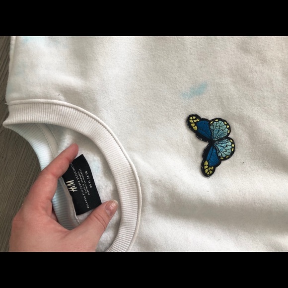 Tiedye Butterfly Crewneck Sweater - Picture 2 of 4